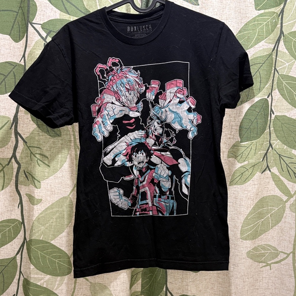 My hero, academia Black Graphic T-Shirt